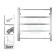 530x600x120mm Square Chrome Electric Heated Towel Rack 5 Bars